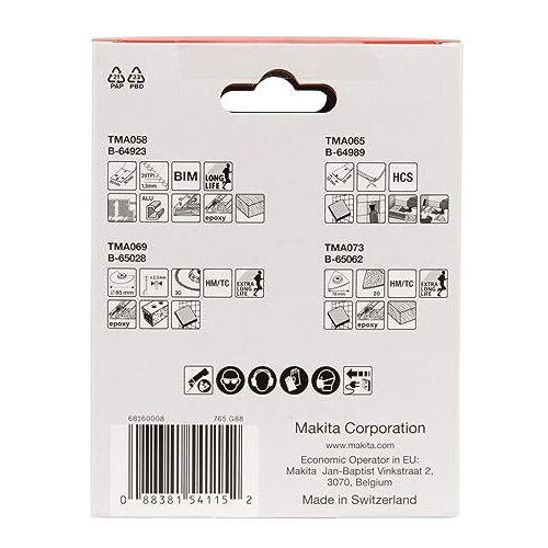 Makita B-67496 Tile Set, Black 2