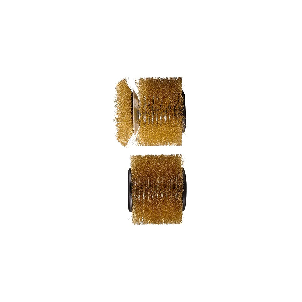 Ultra Side Brush (215mm Wide, Steel Surface Brush Accessory, Suitable for Stone & Concrete) - Compatible with Einhell PICOBELLA 18/215 Cordless