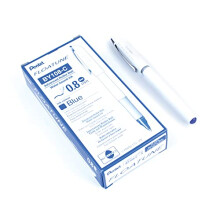 Pentel Floatune Rollerball, 0.8mm Medium Linje, Blå Bläck, 12-Pack