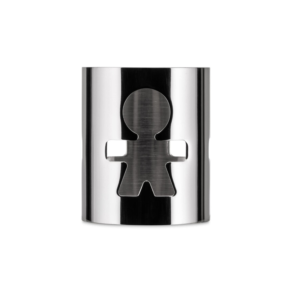 Girotondo Napkin Ring, Man, (AKK10 M) , Black