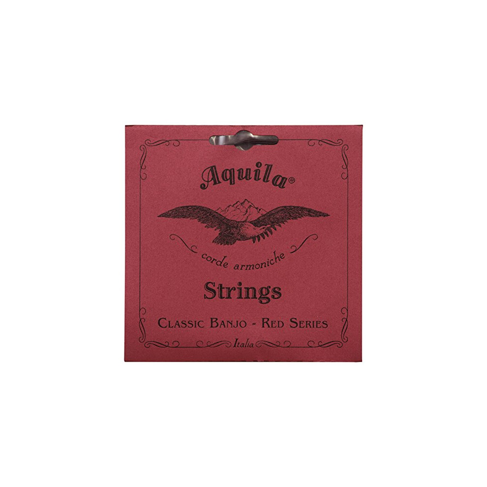Red Series AQ-11B Medium Tension Banjo Strings 5-Piece Set