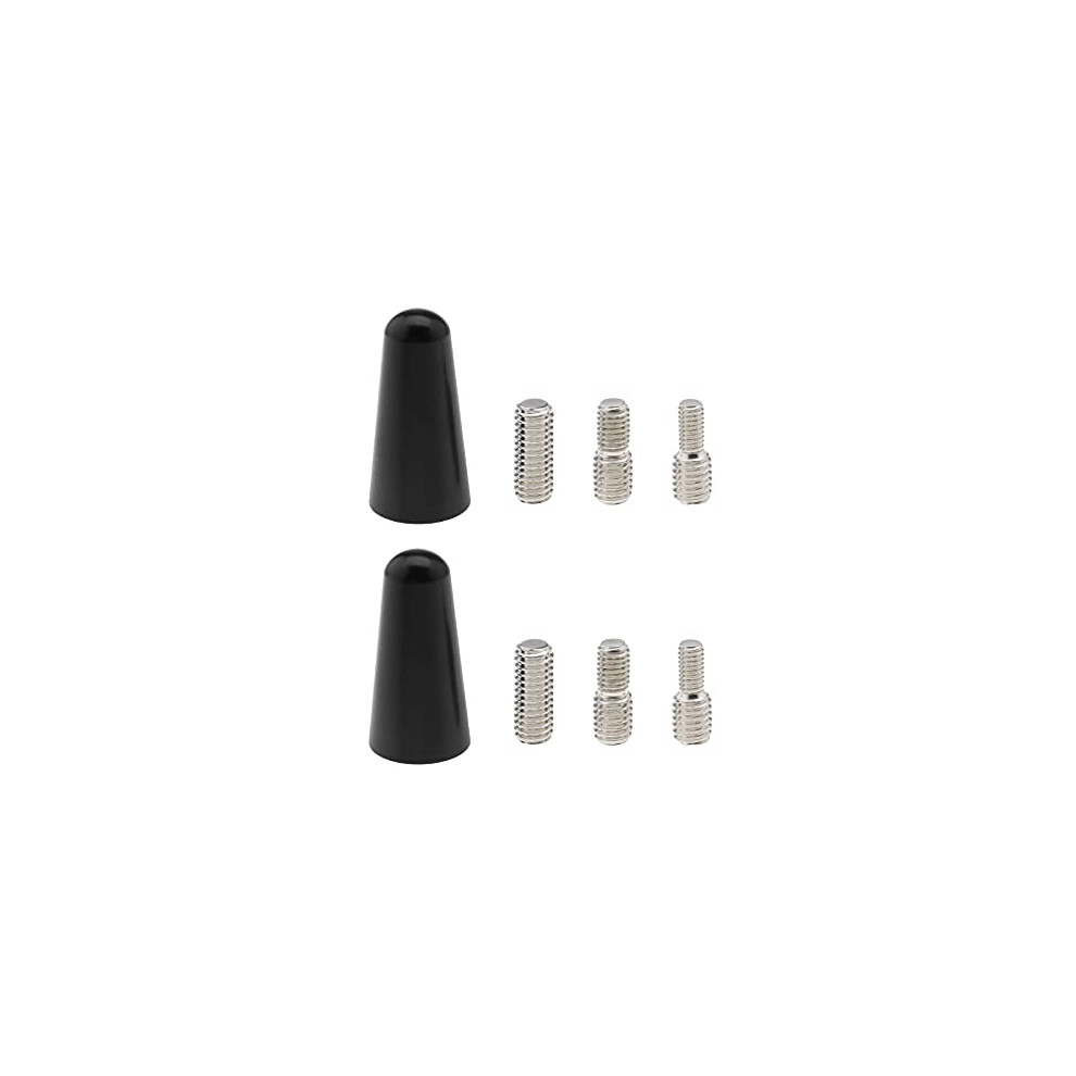 2Pcs Universal Vehicle Roof Mount Short Antenna Mast 3Cm Aluminum Alloy Car Antenna Replacement Compatible With Toyota Honda Chevrolet Nissan Ford 6973795066176