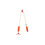 Active Learning Compass with threefoot and Turning Handle, RE-Plastic, White, 60 cm 1