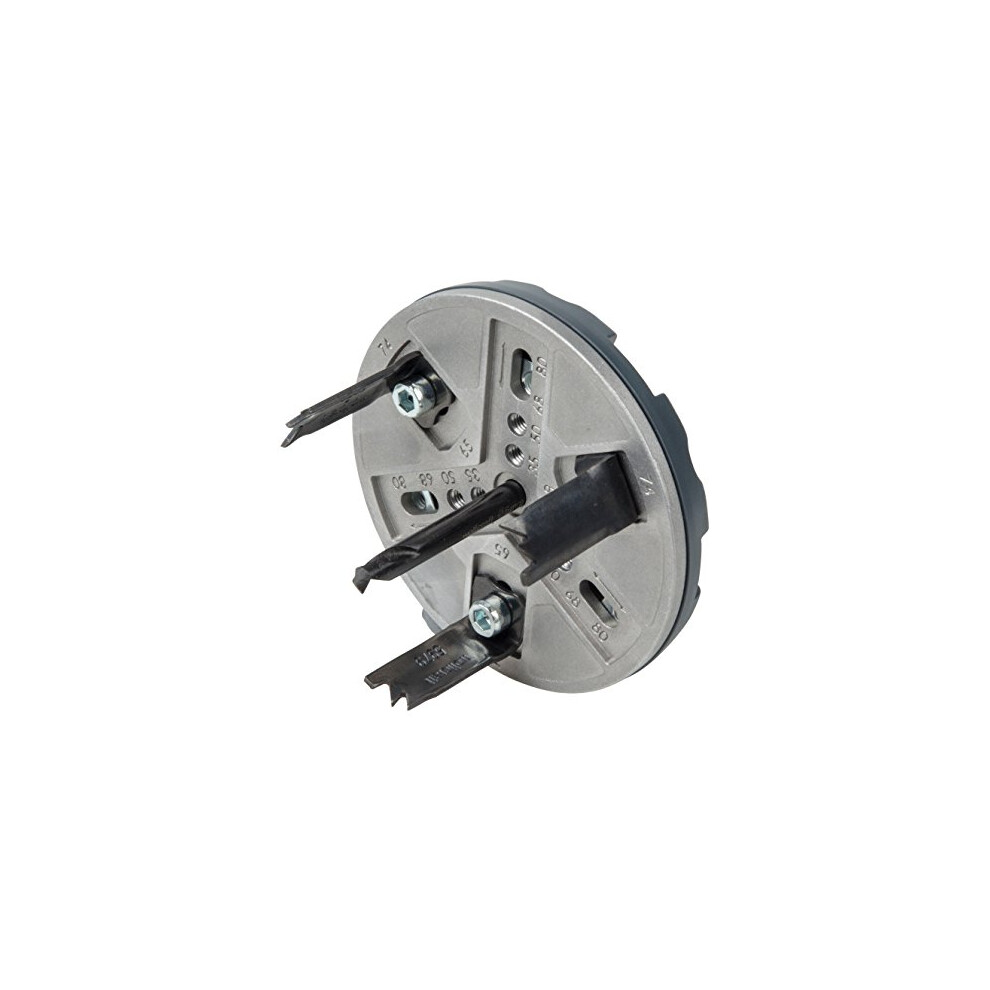 Wolfcraft Adjustable Hole Saw, Ø 35-80 Mm I 5985000 I For All Standard Diameters For Interior Works
