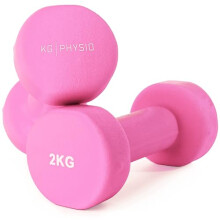Weights Dumbbells Set - Neoprene-Coated Dumbbells Weights Set, Sweat-Resistant Dumbell Set with Anti-Roll Technology and Free A3 Poster, Dumbbell Set