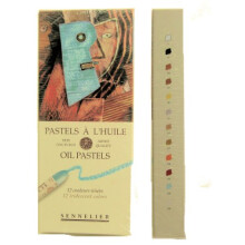 Artists Oil Pastels - Set of 12 x Iridescent