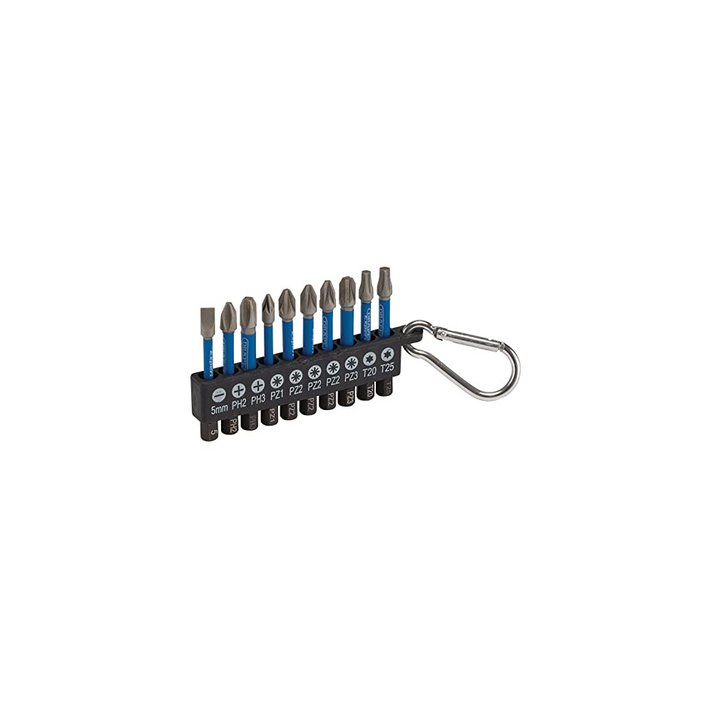 Draper Expert 10 Piece Keyring Impact Screwdriver Bit Set - Image 8
