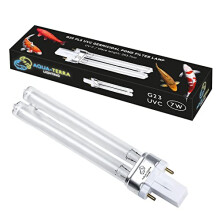 7W Pond Filter bulb – UVC ultra violet bulbs for Filters & Clarifiers – Germicidal G23 2pin PLS lamp base for replacing UV bulbs in garden pond