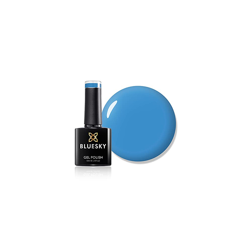 Gel Nail Polish, Summer 2021 Collection, Wipeout Ss2114, 10 ml Blue, Bright (Requires Curing Under LED or UV Lamp)