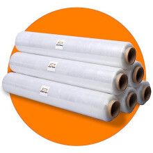 Pallet Stretch Wrap | 23mu Thick Industrial Strength | Heavy Duty Shrink Wrap | Tear Resistant Stretch Wrap 400mm x 170m | Moving Essentials for Homes