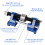 1 Pack Chisel Sharpener Guide, Carbon Steel Honing Guide Jig Clamping Fixed Chisel Adjustable Chisel Sharpener Jig for Wood Chisel Graver Plane Iron 3