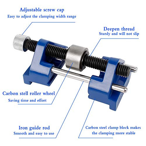 1 Pack Chisel Sharpener Guide, Carbon Steel Honing Guide Jig Clamping Fixed Chisel Adjustable Chisel Sharpener Jig for Wood Chisel Graver Plane Iron 2