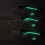 Soft Plastic Lures Artificial Bait Luminous Shrimp Fishing Lure Mixed Color Spinner Crank-Bait Fishing Lure with Hook Fishing Tackle 3.35" 0.013lb 6