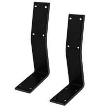 2 PCS Heavy Duty Steel Backrest Brackets for Seat Bench, Bed, Backrest, Steel Thickness 7.5mm(Matte Black, Size: 130 x 50 x 335 mm)