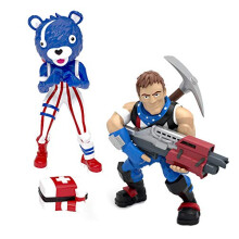 Duo Pack- 2 Battle Royale Collection Figures- Star-Spangled Trooper and Fireworks Team Leader, Multi-Coloured