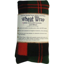 Wheat Wrap in Red and Green Check, Red & Green, Cotswold Lavender