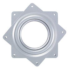 4 Square rotating tray Platform 360 Degrees Turntable Swivel Plate with Steel Ball Bearings Multi Purpose for TV Desk Table Rack, Anti-Corrosion