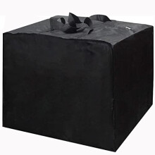 Garden Cushion Storage Bag, Waterproof, Anti-UV, Heavy Duty Rip Proof 420D Oxford Fabric 80x80x60cm Black