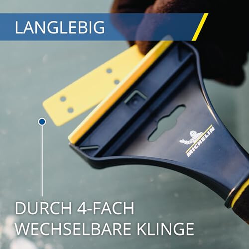 92100 Ice scraper made of high-impact proof polystyrene - Blue/white 2