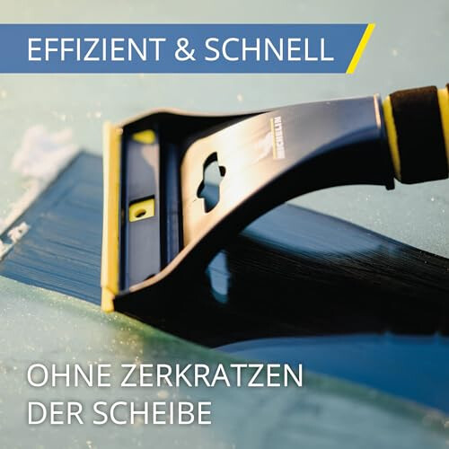 92100 Ice scraper made of high-impact proof polystyrene - Blue/white 1