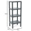 Shelf, Grey, 38 x 29 x 100 cm 2