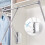 Pull Down Wardrobe Rail Adjustable Width 890mm to 1210mm Pull Down Hanging Rail for Wardrobe Heavy Duty Pull Down Clothes Rail Lift for Closet Load 8