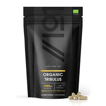 Organic Tribulus 1500mg - 60 Capsules - High Potency Tribulus Terrestris (1 Month Supply) by Alpha01