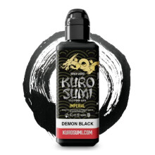 Imperial Tattoo Ink - Demon Black - Professional Tattoo Ink - Vegan-friendly and REACH Compliant - 88 ml