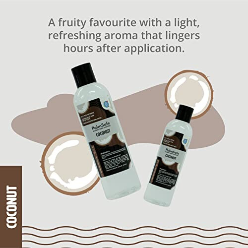 Palm Safe Coconut Alcohol Hand Sanitiser 250 ml Disc Top Bottle 2