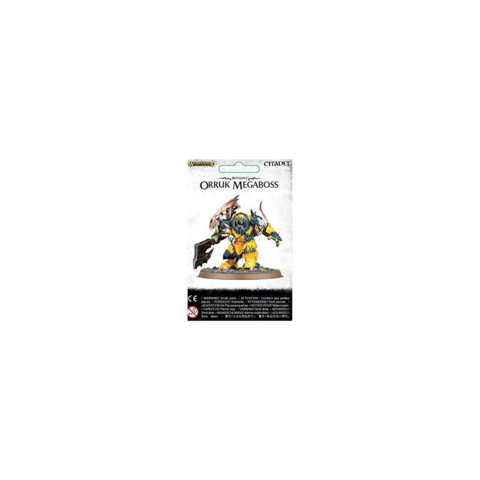 99070209003 Ironjawz Orruk Megaboss Tabletop and Miniature Gaming, Black