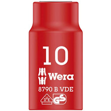 8790 B Zyklop VDE 3/8" Drive Socket, 10 x 46 mm, 05004954001