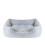 Rosewood Fur Box Dog Bed, Blue, Small 1