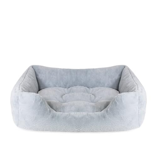 Rosewood Fur Box Dog Bed, Blue, Small