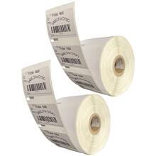 Dymo Labels for Labelwriter 11354-2 Roll Pack Labels x 1000 Labels per Roll = 2000 Labels, Self-Adhesive, Compatible with Dymo Labelwriter & Seiko