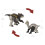 Jurassic World Transforming Dinosaur Toy, Indoraptor to Brachiosaurus, Massive Stretch Fierce Changers 16-Step 2 in 1 Figure 6