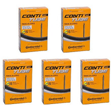 Race 28 700 x 20-25c Bike Inner Tubes - Presta 80mm Long Valve (Pack of 5)