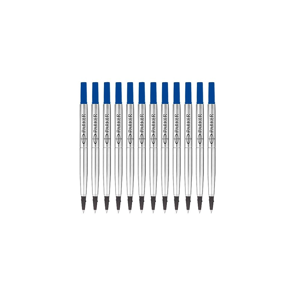 Parker Rollerball Pen Refills | Fine Point | Quink Ink | 12 Count Blue