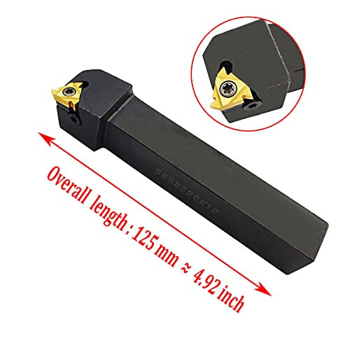 3/4" Lathe Tool Threading Insert Turning Tool Holder SER2020K16 with Indexable Threading Turning Insert 16ER AG60 Cutting Insert Blade 2