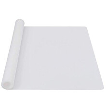 Large Silicone Baking Mat Transparent 60  40 cm Multipurpose Heat Resistant Nonstick Pastry Silicone Mat Clear for Worktops, Countertop Protector,