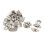 Tool Box Jewelry Gift Metal Buckle Box Silver Clasp 10 Pieces 1