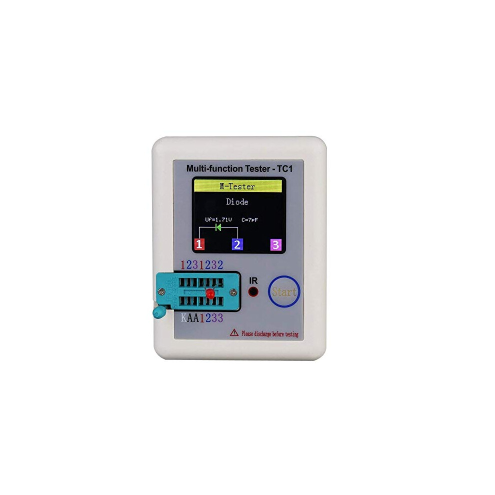 1.8Inch Colorful Display Pocketable Multifunctional Tft Backlight Transistor Lcr-Tc1 Tester For Diode Triode Capacitor Resistor Transistor Lw21 798339964710