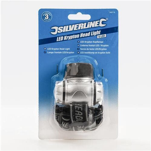 Silverline LED Krypton Head Light 6 LED (868718) 2
