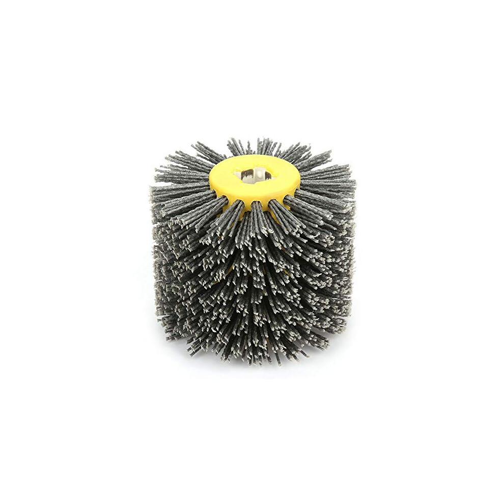 #80 Polishing Wheel, 120 Mm Wire Drawing Wheel Brush Burnishing Polishing Wheel, Polishing Wheel Grit 8385628718837