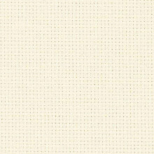 Ivory/Cream 14 Count Zweigart Cross Stitch Aida - 110cm x 50cm (19 x 43 Inches)