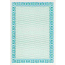 DECAdry Premium Certificates Watermarked 115gsm A4 Turquoise Blue Ref OSD4052 [Pack of 25]