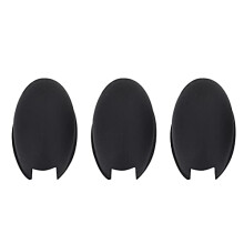 Saxophone Finger Rest, 3Pcs/Set Rubber Saxophone Palm Key Risers Pads, Black Sax Thumb Rest Cushions for Soprano Alto Tenor Sax
