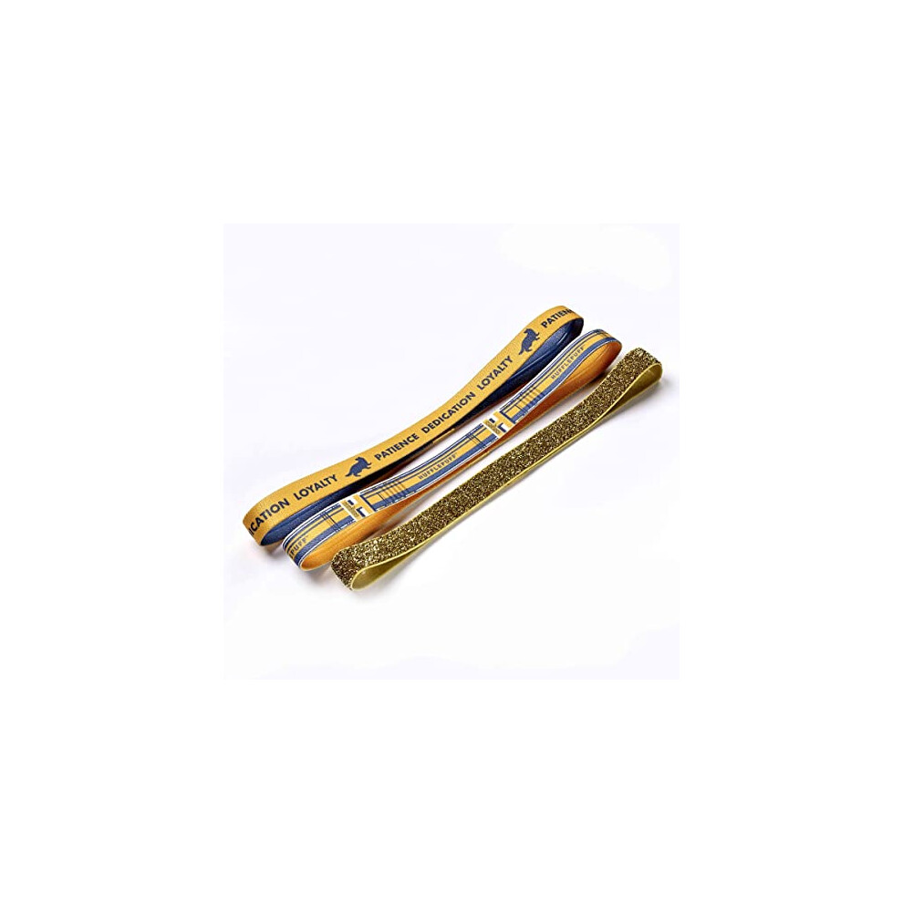 Harry Potter Official Hufflepuff Elastic Headband Set By The Carat Shop