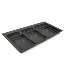 Drawer System, Cut Waste Sorting bin, Base for 90cm Cabinet (836x482mm), Grey
