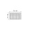 Drawer System, Cut Waste Sorting bin, Base for 90cm Cabinet (836x482mm), Grey 2