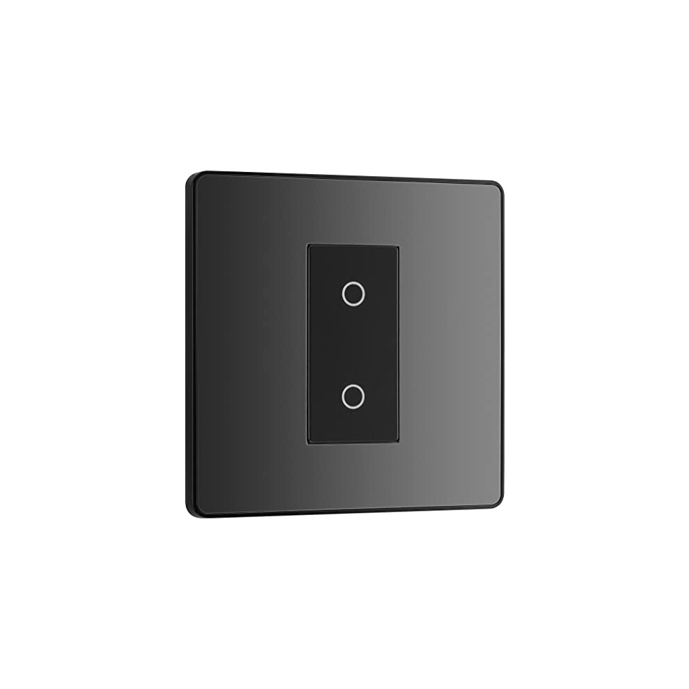 Evolve Single Touch Dimmer Switch, 2-Way Master, 200W, Black Chrome, Packaging May Vary 5050765188814